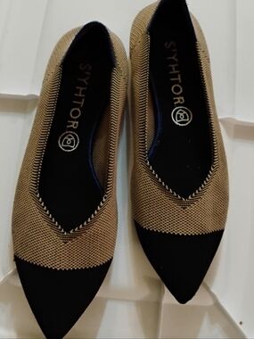 Rothy's The Point Dune Cap Toe Flats Size 5 Limited Edition